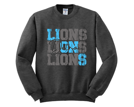 Grey & Blue LIONS